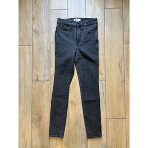 Madewell Jeans Womens 27 10" High-Rise Skinny Dark Wash Denim
